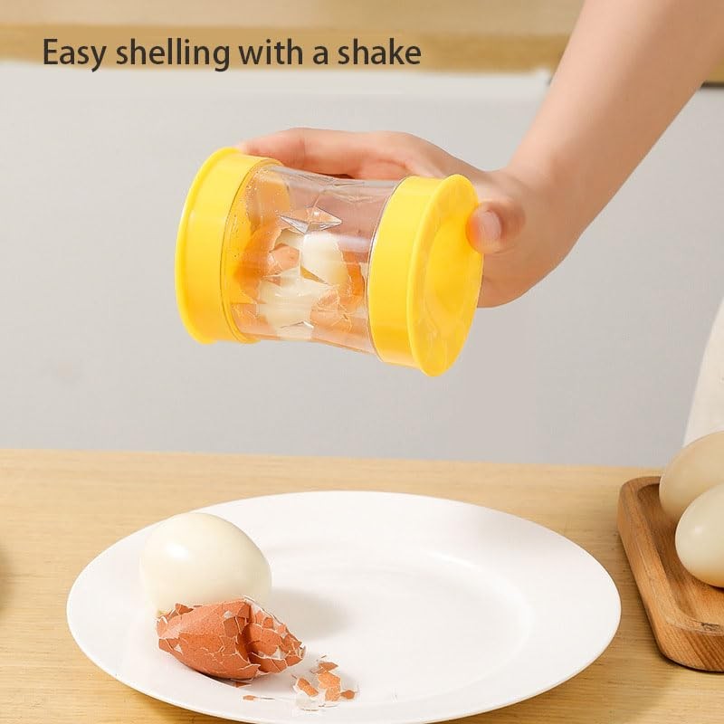 Hand Crank Egg Sheller - Easy Egg Peeler Tool for