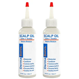 Dermasolve Psoriasis & Dandruff Oil, Dermatologist Approved for Flaky Scalp Relief