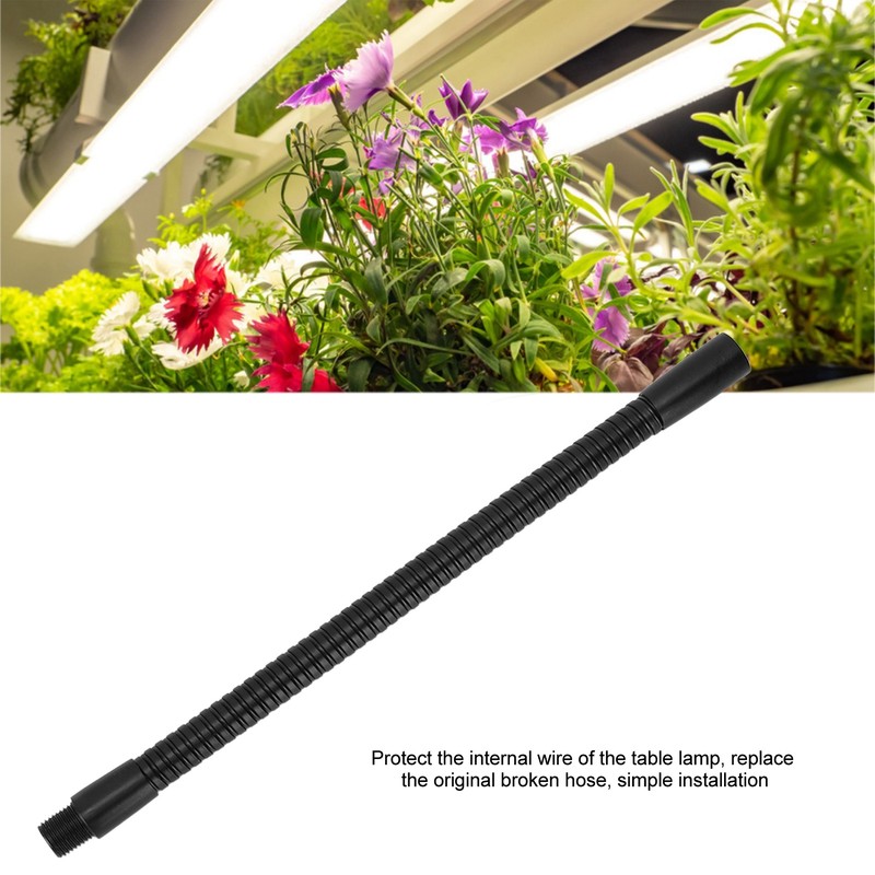 4 Pcs Gooseneck Lamp Hose Aluminium 10mm Caliber Flexible Table