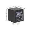 Alla Lighting 3-Pin CF13 Electronic LED Flasher Relay For LED