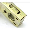 2PCS Tubular Mortice Latch 45 mm Flat Tongue Lock for