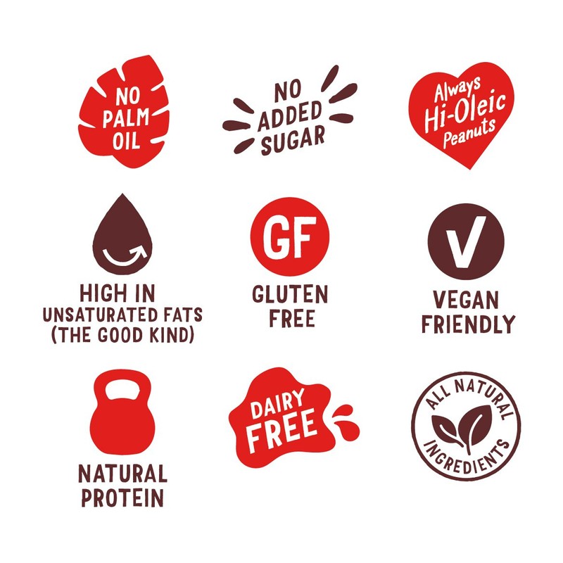 Pip and Nut Crunchy Peanut Butter, 1 kg