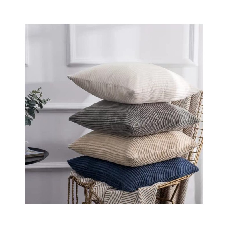 Uandhome Set of 2 Cushion Covers 45 * 45 CM,