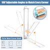 ChimimeDecor 2Pcs RV Refrigerator Tension Rods 12.44-22.48 Inches RV Refrigerator