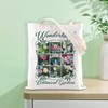 Alice Inspired Gift Wonderland Botanical Gardens Tote Bag Talking Flowers