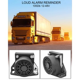 TIKSCIENCE Reversing Back up Alarm 12V-24V 105dB Waterproof Car Reverse Horn Fit for Trucks Vans Cars Motorcycle Heavy-Duty Backup Warning