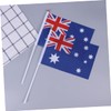 CAXUSD 50Pcs Hand Held Australia Stick Flags Small Country Flags