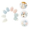 BESPORTBLE 4 Pairs Adjustable Scratch Mittens for Newborns of Cotton