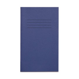Rhino 200 x 120 mm Exercise Books, 80-Page / 8mm Lined Paper Notebook, 10-Pack, Writing Book, Office & School Stationery Supplies, Dark Blue