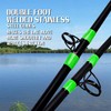 Fiblink Catfish Fishing Rods 10' Green Catfish Rod 2 Piece