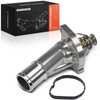 A-Premium Engine Coolant Thermostat Housing Assembly Compatible with Ford Focus
