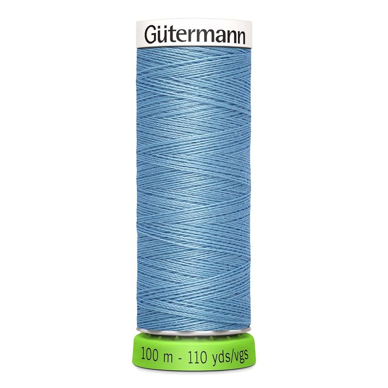 Gutermann Thread 100 m RPET 143, Light Blue