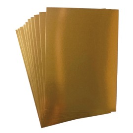 Kousei Cardboard [Red Gold] Gray Back A4 Size (11.7 x 8.3 inches (297 x 210 mm), Approx. 0.02 inch (0.4 mm) Thick, Y-Eye (10 Sheets)