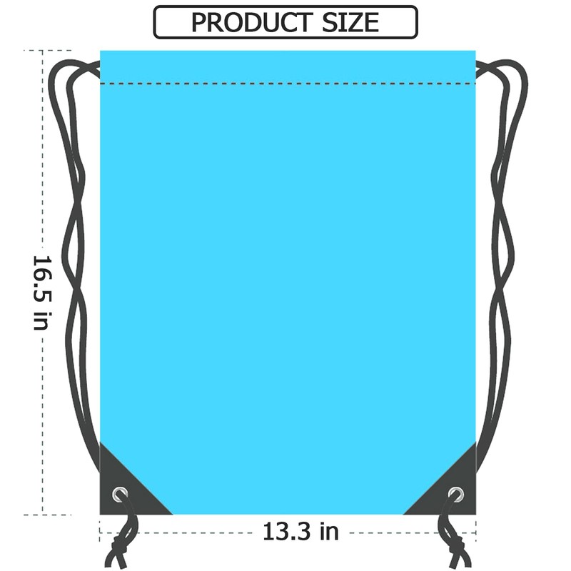 INVODA Drawstring Backpack Bulk String Backpack Drawstring Bags Sport Gym