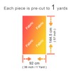 1 Yard White Cotton Fabric 57 Inch Wide 125 GSM