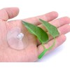 Rosojodg 1Pc Fish Toys Reusable Plastic Plant Betta Hammock Leaf