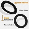 KPALAG RV Toilet Flush Ball Seal and Base Seal Kit