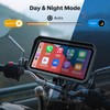 WonVon 6.25 Inch Wireless Motorcycle Carplay GPS Navigation System with