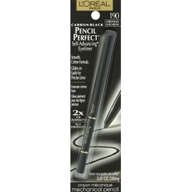 L'Oreal Paris Pencil Perfect Self-Advancing Eyeliner, Carbon Black, 0.01 fl. oz.