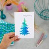 15 Pcs Trees Stencils, Pine Fir Cypress Cedar 3"x6", Christmas