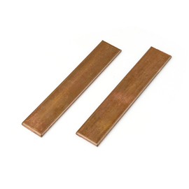 Flat Copper Rails, GEBAUM 105 x 20 x 3 mm Copper Sheets, Copper Strips with Good Electrical Conductivity, Easy to Use, Suitable for Power Rails, Switchgear