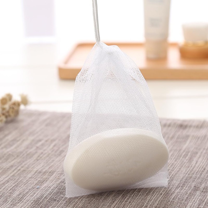 Soap Net, KESYOO 10 Pack Facial Foaming Net Shower Foam