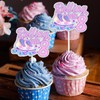 18pcs 8th Birthday Happy Hip Hop Cupcake Topper Set Roller