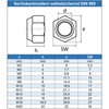 Eisenwaren2000 | M10 locking nuts (10 pieces) - self-locking stop