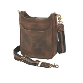 Gun Tote'n Mamas Crossbody Purse, Distressed Buffalo-Brown