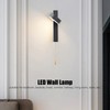LED Wall Lights 3 Color Modes Modern Style Aluminium Pull