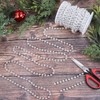 CCINEE 50ft Christmas Tree Beads Garland,Artificial Pearls Beads Garland Trim