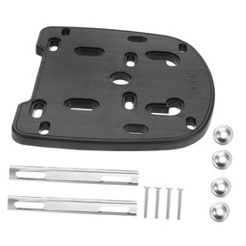 CHILDWEET 1 Set of Trunk Base Pannier Rack Top Case Universal Rear Boot Base Top Case External Mounting Base System Black Iron