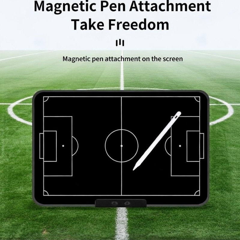 16“Double Side LCD Coaching Board Football Tactics Board
