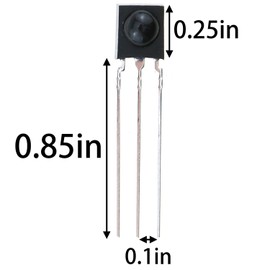 MEETOOT 6PCS CH0038K Infrared Receiver Dot Infrared Receiver Remote Control Infrared Module for Infrared Remote Control Systems