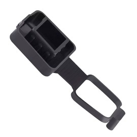 Milageto 2 inch Trailer Hitch Receiver Plug Cover Replace Parts M-1840-fp Accessories with Retention Loop Rubber Easy to Install