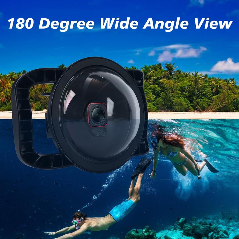 SHOOT Dome Port Waterproof Housing Protective Case for Insta360 Ace