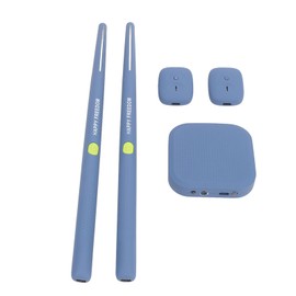 Electric Air Drum Set, Portable Virtual Drum Kit with Drumsticks, Pedals, Electronic Air Drum Sticks for Adults Kids Children Beginner, Holiday Xmas Birthday Gift Instrument (Blue)