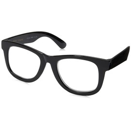 Betsey Johnson womens Thea Blue Light Glasses Reading Glasses, Shiny Black, 62mm US