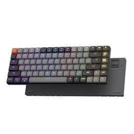 Keychron K3 75% QMK Wireless Mechanical Keyboard, Bluetooth 5.2/Wired Connection Custom Programmable RGB, Hot-Swappable with Low Profile Brown Switch for Mac Windows Linux - Version 3