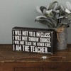 Primitives by Kathy Classic Box Sign, 8 x 4.5-Inches, I