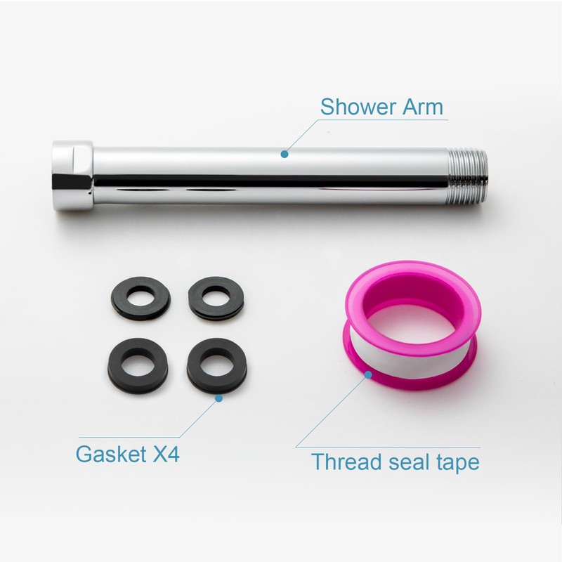 OFFO Shower Head Extension Arm, Shower Arm Extension Shower Head