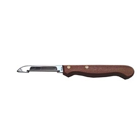 Ausonia - Professional vertical peeler 19 cm with 8 cm stainless steel blade and wooden handle