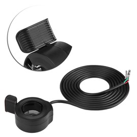 KIMISS 7/8inch Thumb Throttle Speed Control Assembly, Universal 22mm Accelerator Handle Assembly for E-Bike Electric Bike Scooters // hall sensor