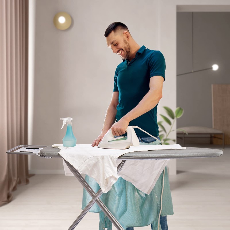 BKTD Ironing Board, Heat Resistant Cover Iron Board with Steam