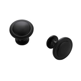 Ravinte 40 Pack Matte Black Cabinet Pulls 1-1/4 inch Kitchen Cabinet Knobs Drawer Knobs Dresser Drawer Pulls Door Dresser Handles for Cupboard