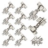 CVIUYO 10 Pcs 35mm Soft Close Kitchen Cabinet Hinges, Concealed