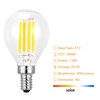 Kakanuo G45 Bulb, 1.5W Dimmable Warm White 3000K Light with
