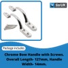 SISI UK Chrome 5 Inch Pull Handle 127mm Chrome Bow