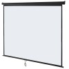 Segawe 120" 1:1 HD Projector Screen Manual Pull Down Projection