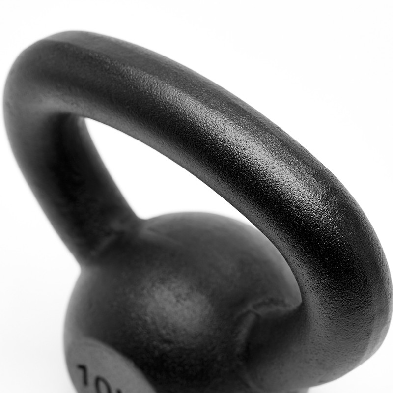 Unipack Powder Coated Solid Cast Iron Kettlebell Weights Set- (10+10